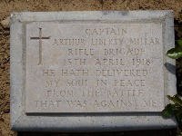 Struma Military Cemetery - Millar, Arthur Liberty